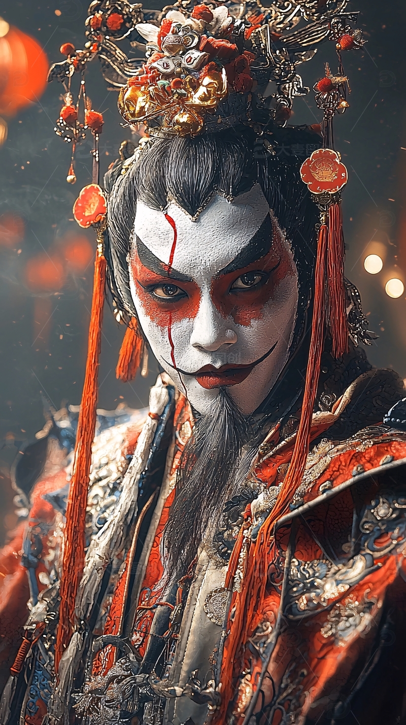 高清大图下载【趣麦麦图】戏曲人物