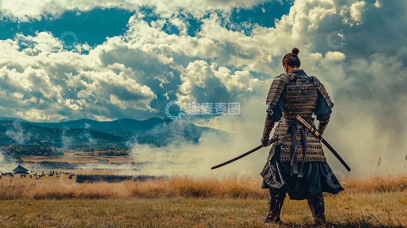 高清大图下载【趣麦麦图】武士