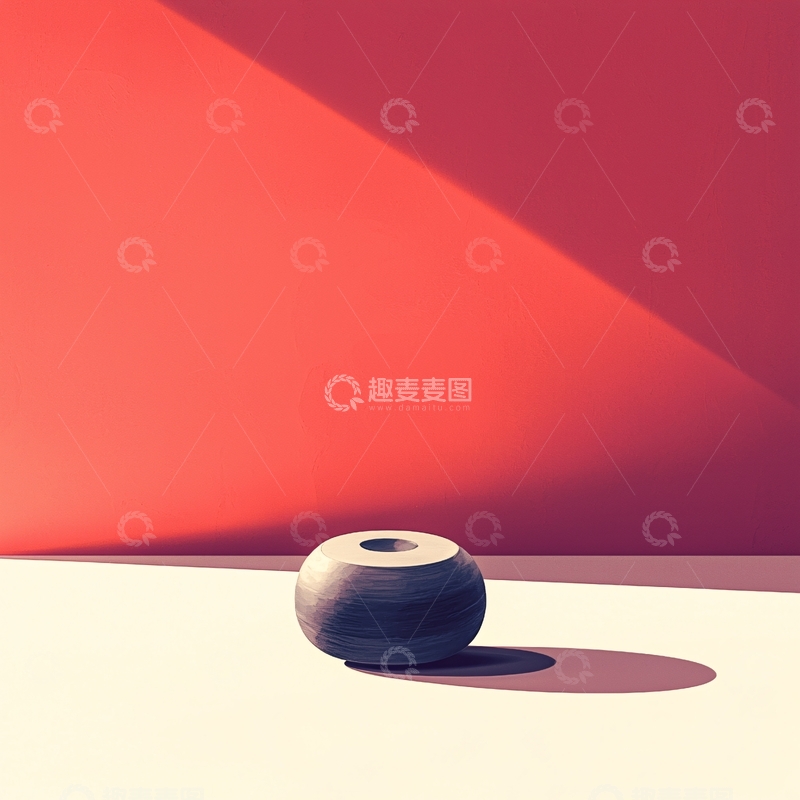 高清大图下载【趣麦麦图】红色背景