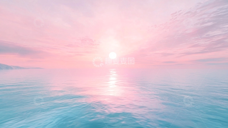 高清大图下载【趣麦麦图】粉色天空