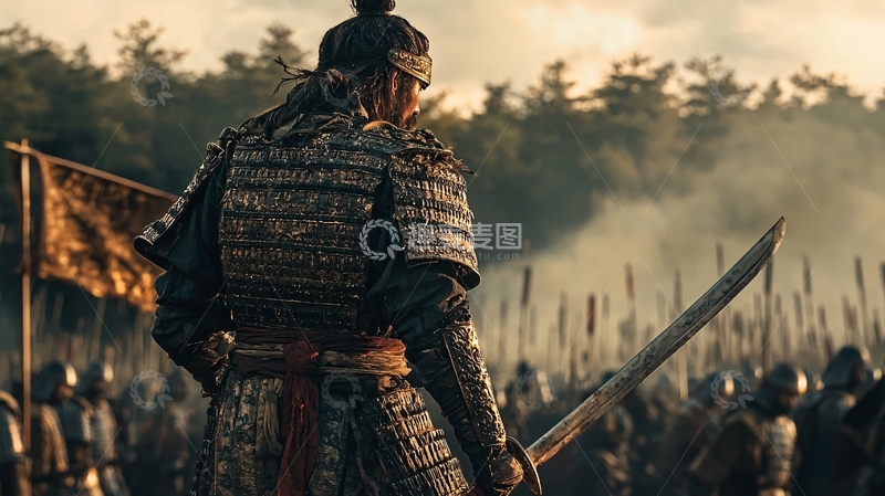 高清大图下载【趣麦麦图】战场上的武士