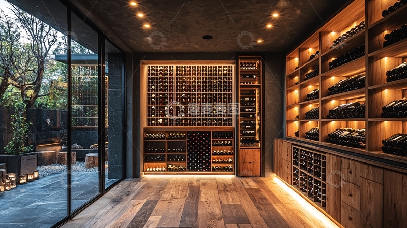 高清大图下载【趣麦麦图】现代化酒窖设计