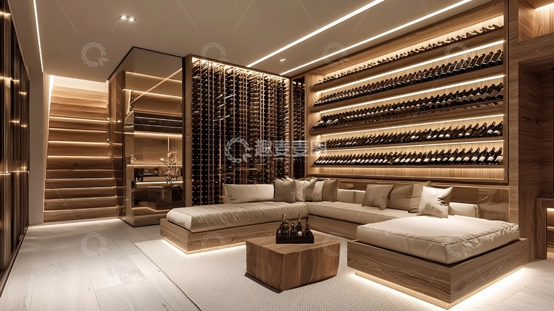 高清大图下载【趣麦麦图】高档酒窖休息室