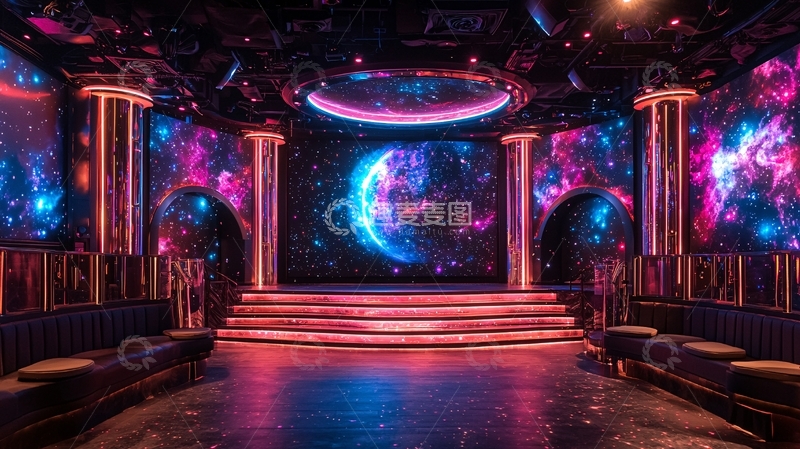 高清大图下载【趣麦麦图】梦幻宇宙舞台