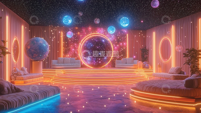 高清大图下载【趣麦麦图】科幻感休息室