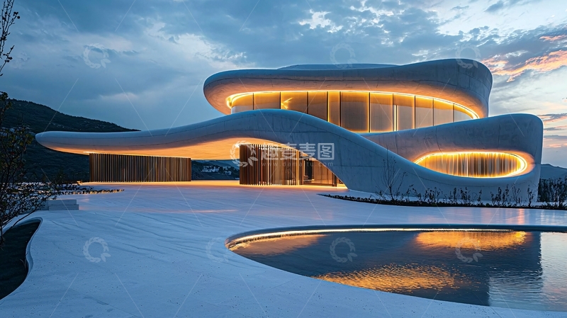 高清大图下载【趣麦麦图】未来主义建筑