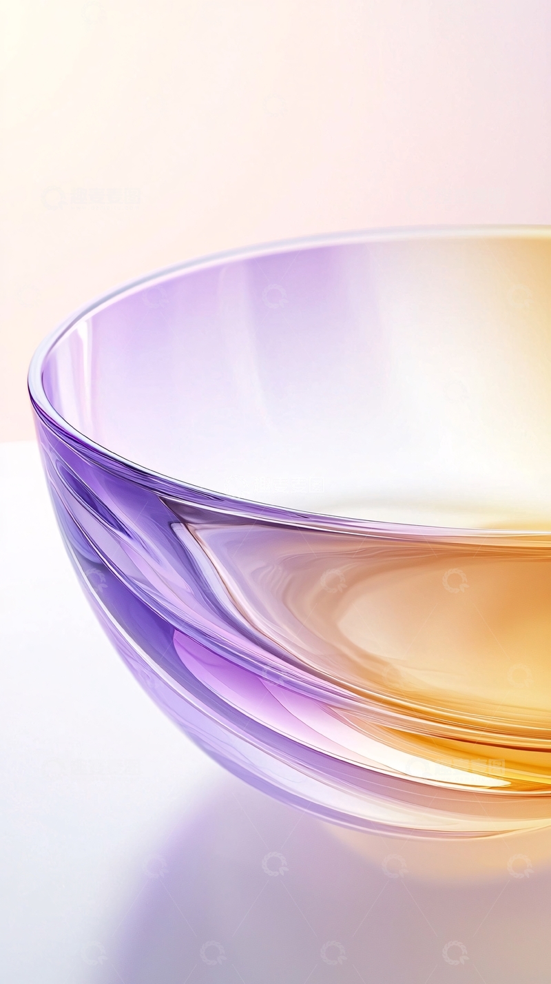 高清大图下载【趣麦麦图】彩色玻璃碗