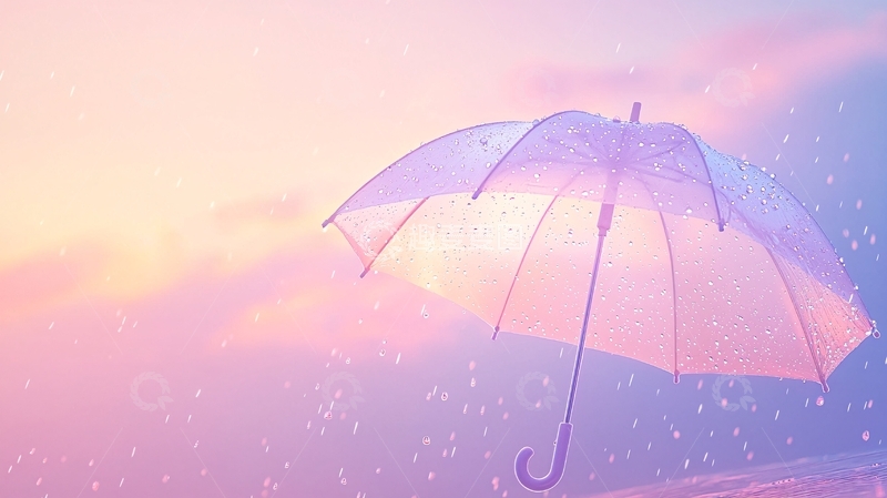 高清大图下载【趣麦麦图】透明雨伞