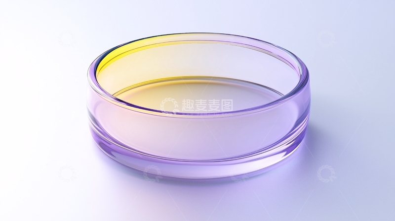 高清大图下载【趣麦麦图】紫色玻璃培养皿