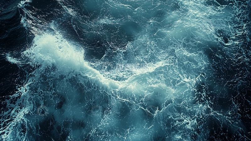 高清大图下载【趣麦麦图】海面波涛汹涌的场景