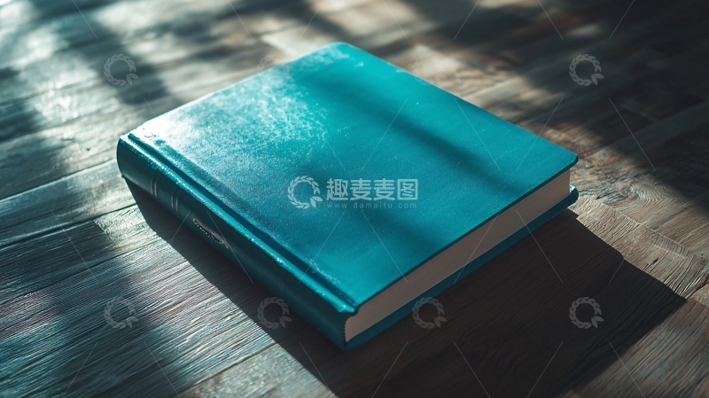 高清大图下载【趣麦麦图】蓝色书籍