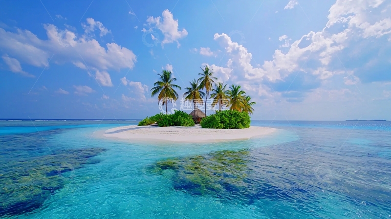 高清大图下载【趣麦麦图】热带小岛天堂