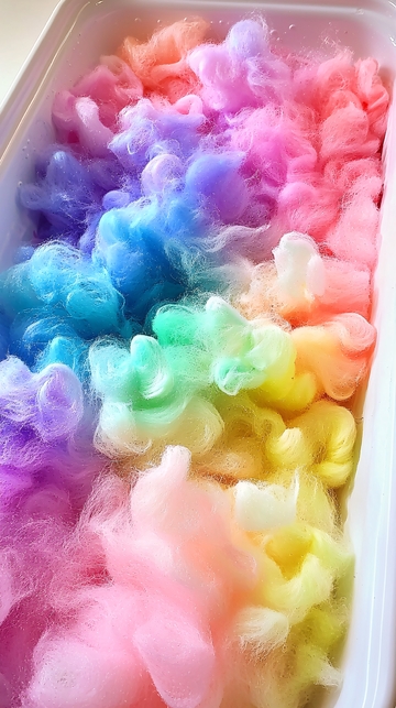 彩虹棉花糖