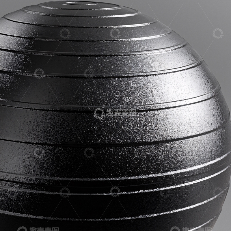 高清大图下载【趣麦麦图】黑色金属环绕的球体