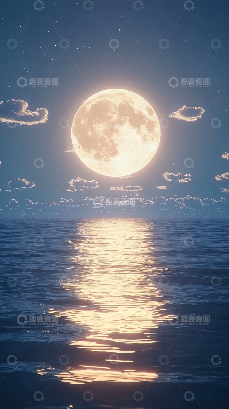 高清大图下载【趣麦麦图】月夜