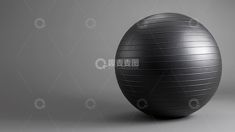 高清大图下载【趣麦麦图】-黑色健身球特写