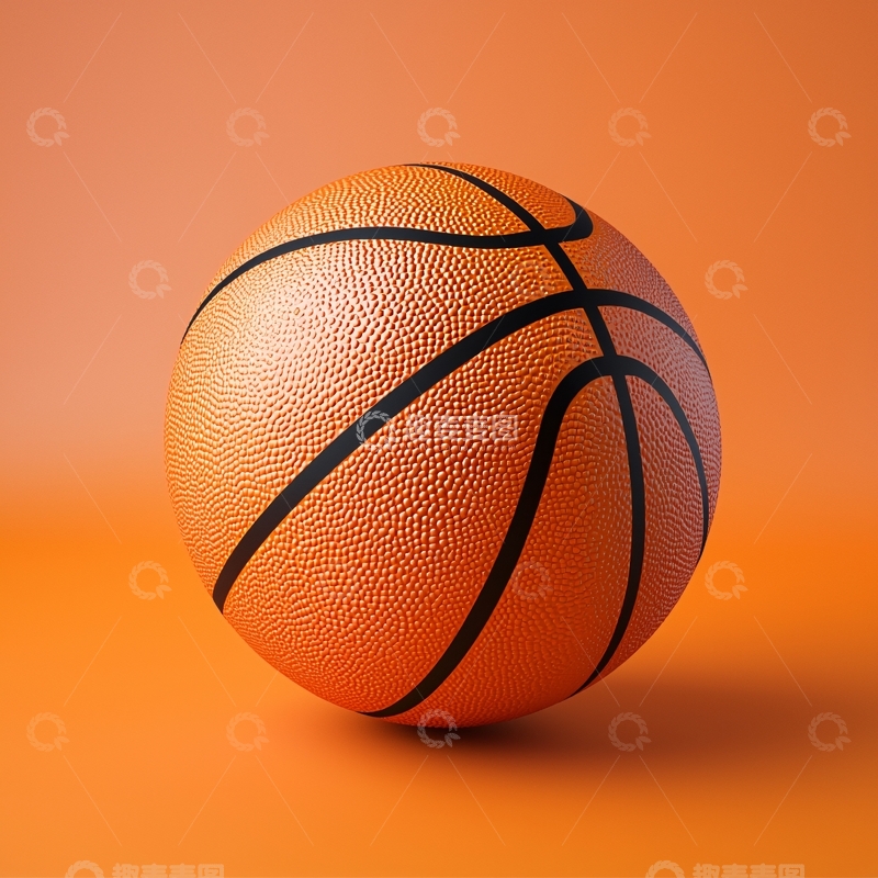 高清大图下载【趣麦麦图】橙色篮球