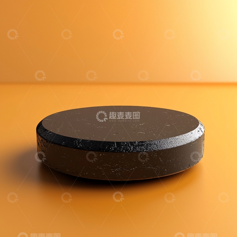 高清大图下载【趣麦麦图】黑色圆形平台