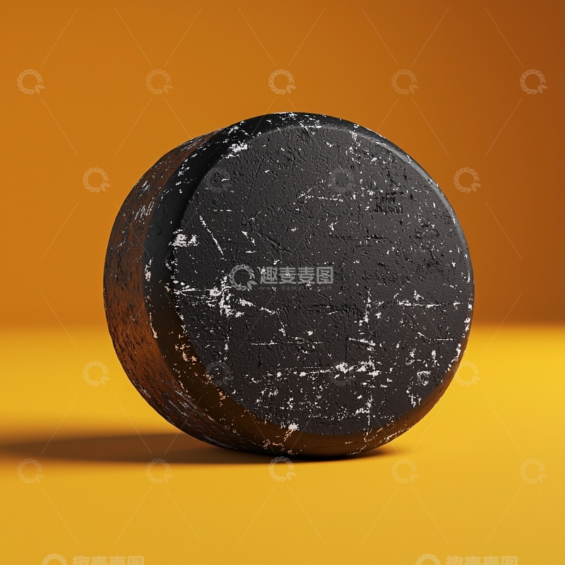 高清大图下载【趣麦麦图】黑色磨损的圆盘物体