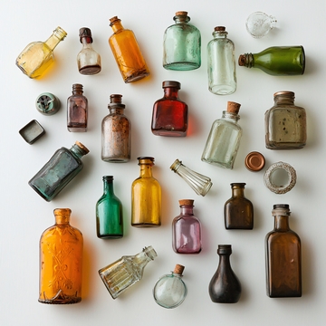 彩色玻璃瓶