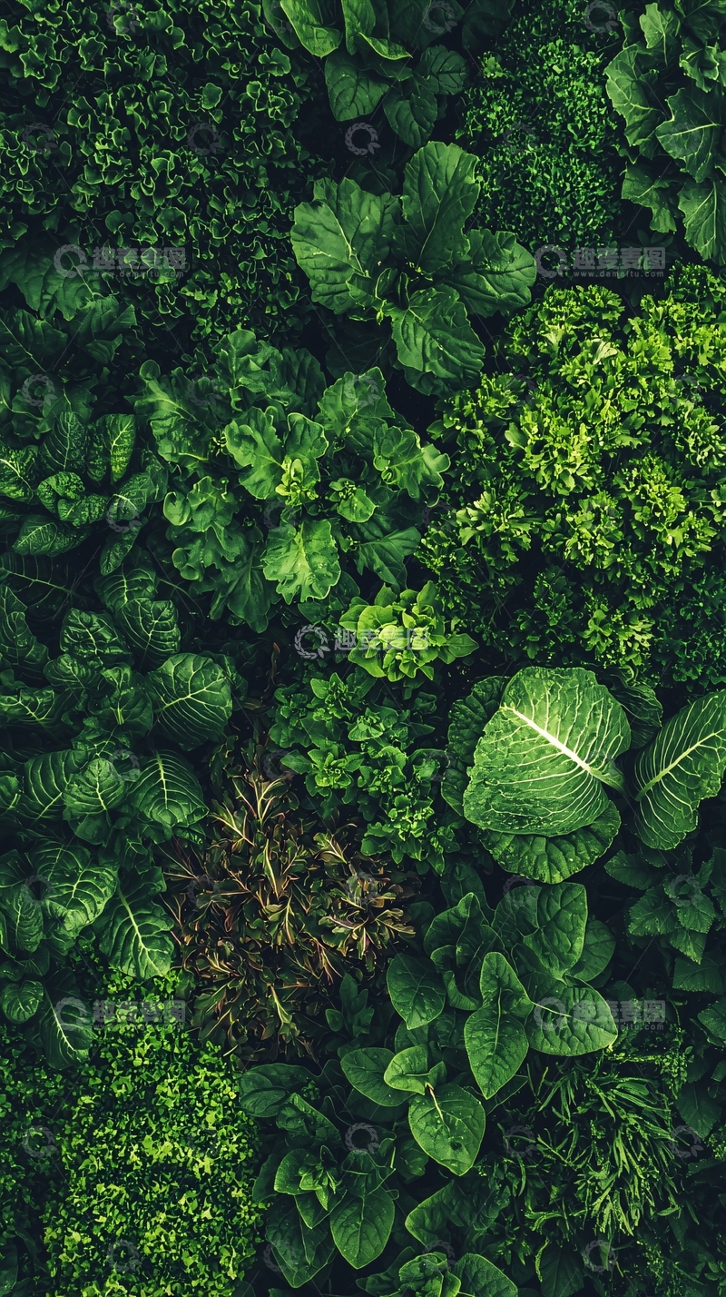 高清大图下载【趣麦麦图】郁郁葱葱的绿色植物