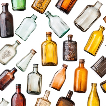 复古玻璃瓶