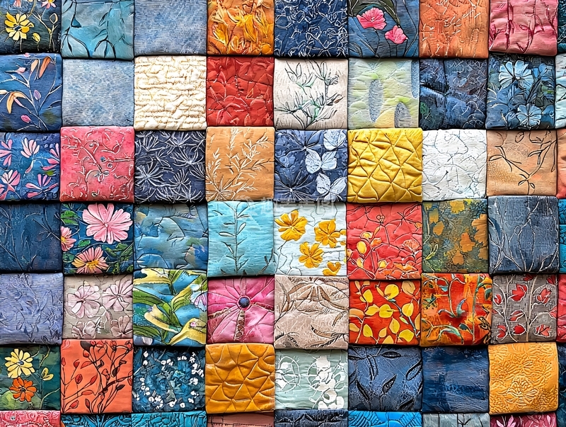 高清大图下载【趣麦麦图】彩色拼块