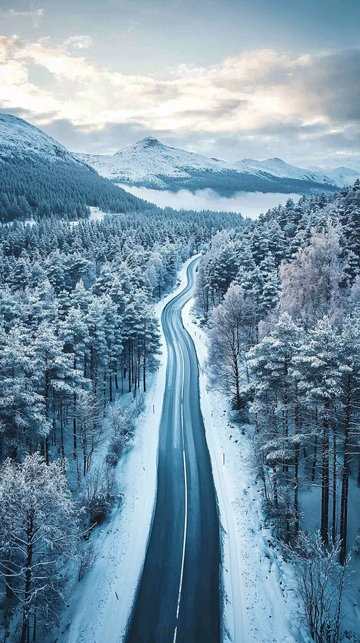 雪景公路
