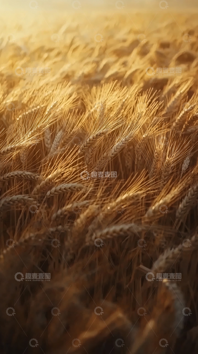 高清大图下载【趣麦麦图】金色麦田夕阳11