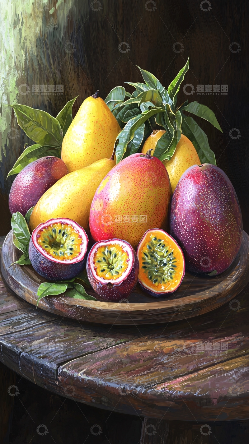 高清大图下载【趣麦麦图】水果静物写生