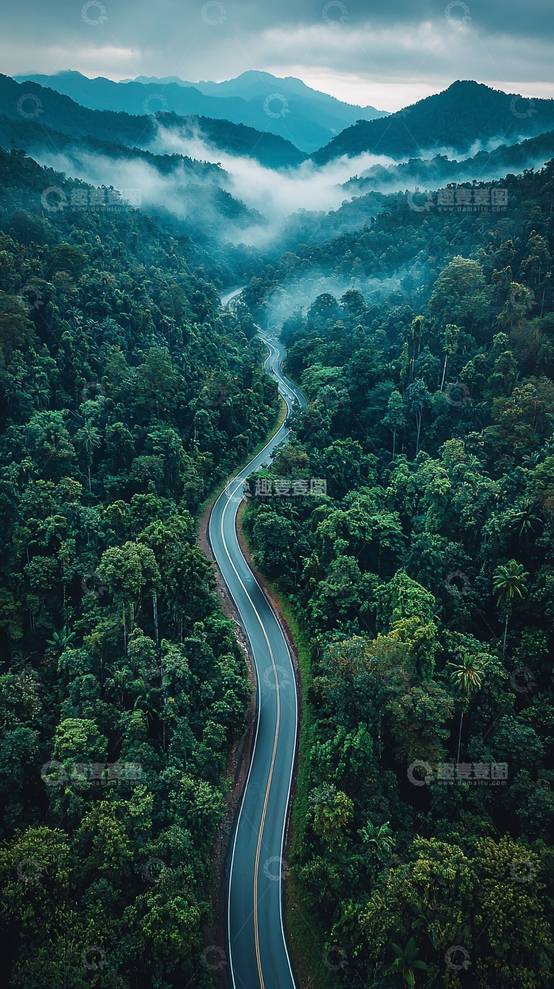 高清大图下载【趣麦麦图】山路