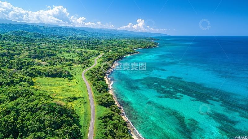 高清大图下载【趣麦麦图】海岸公路