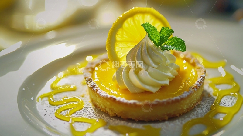 高清大图下载【趣麦麦图】柠檬塔