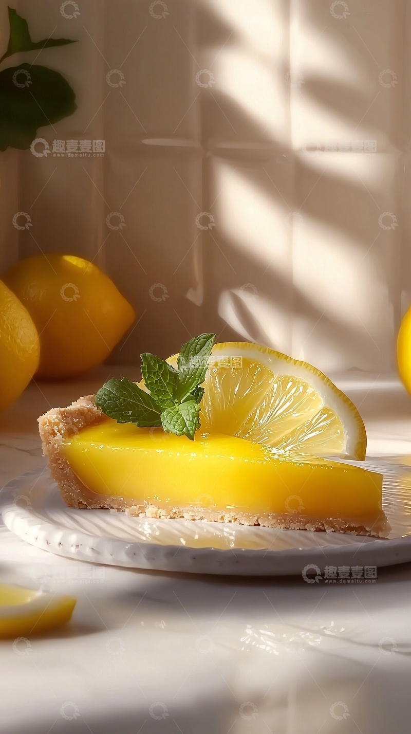 高清大图下载【趣麦麦图】柠檬塔