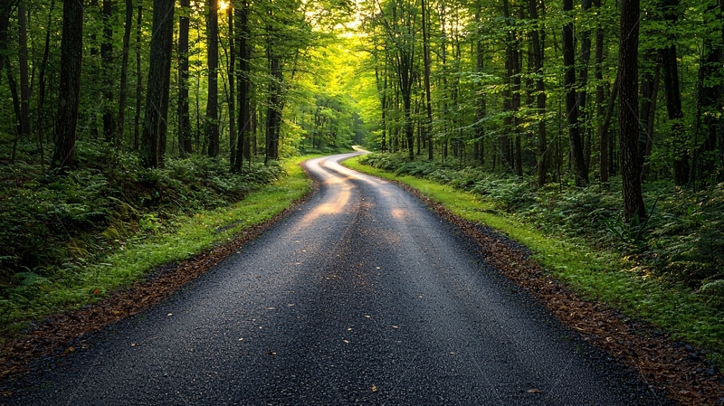高清大图下载【趣麦麦图】森林小路