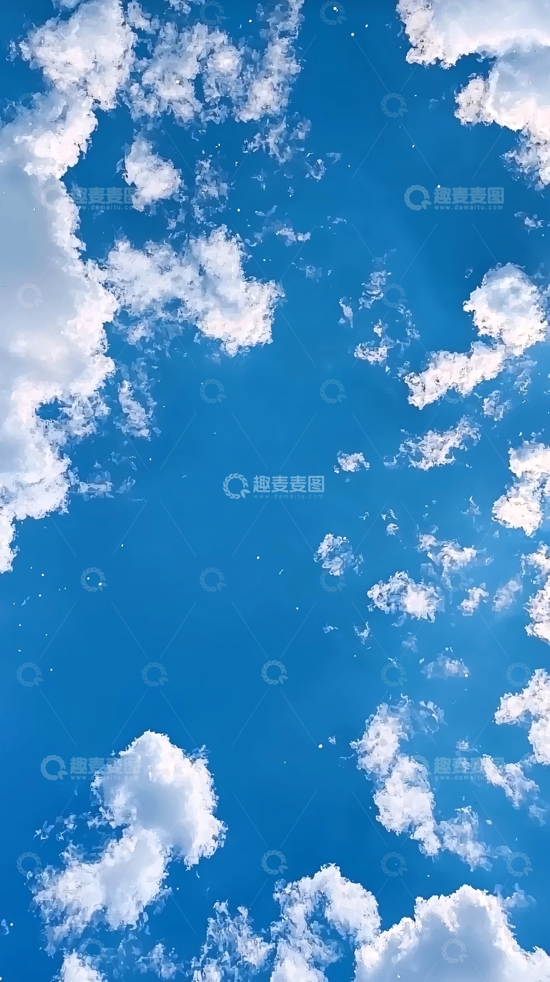 高清大图下载【趣麦麦图】蓝天白云