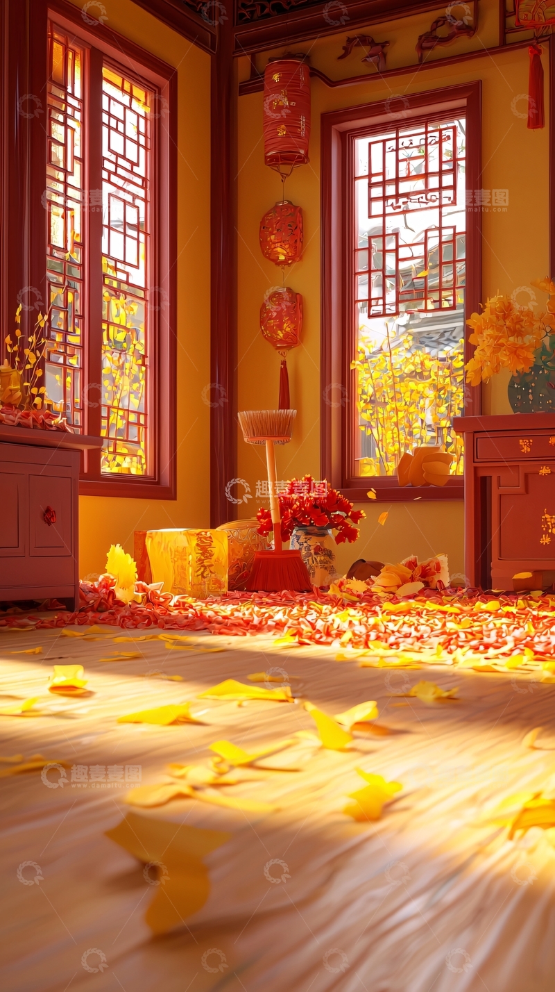 高清大图下载【趣麦麦图】-中式房间