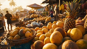 非洲水果市场