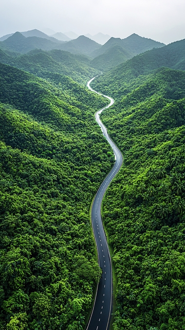 蜿蜒山路
