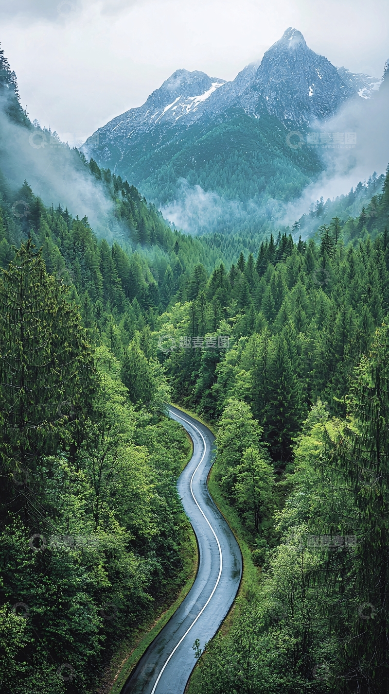 高清大图下载【趣麦麦图】山路