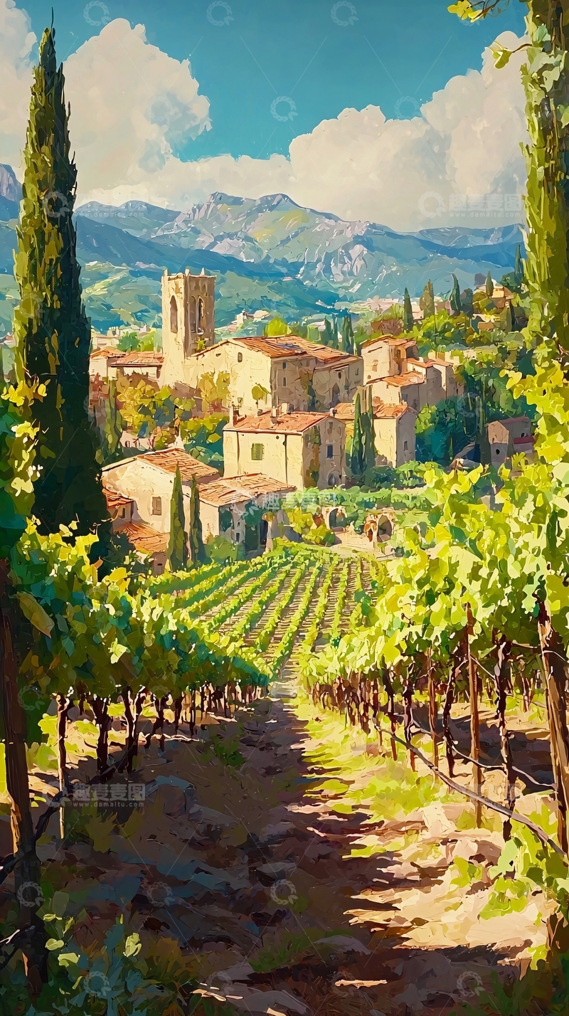 高清大图下载【趣麦麦图】田园风光154