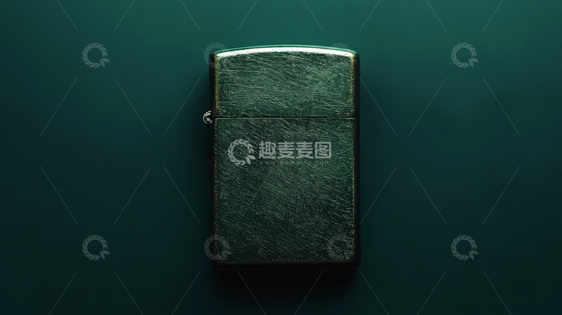 高清大图下载【趣麦麦图】深色背景下的金属打火机