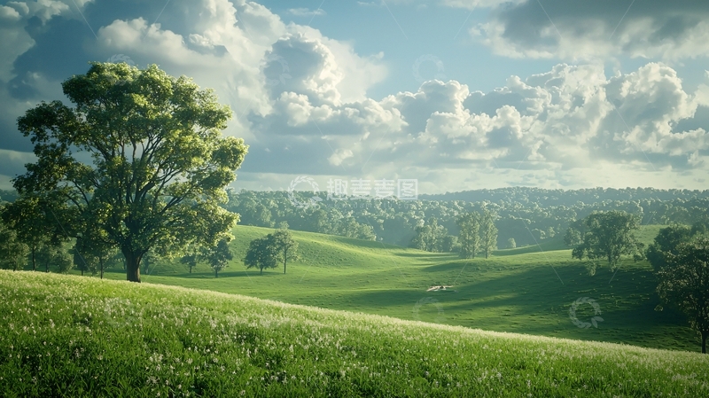 高清大图下载【趣麦麦图】生态农业的未来愿景