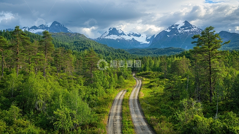 高清大图下载【趣麦麦图】山间公路风景