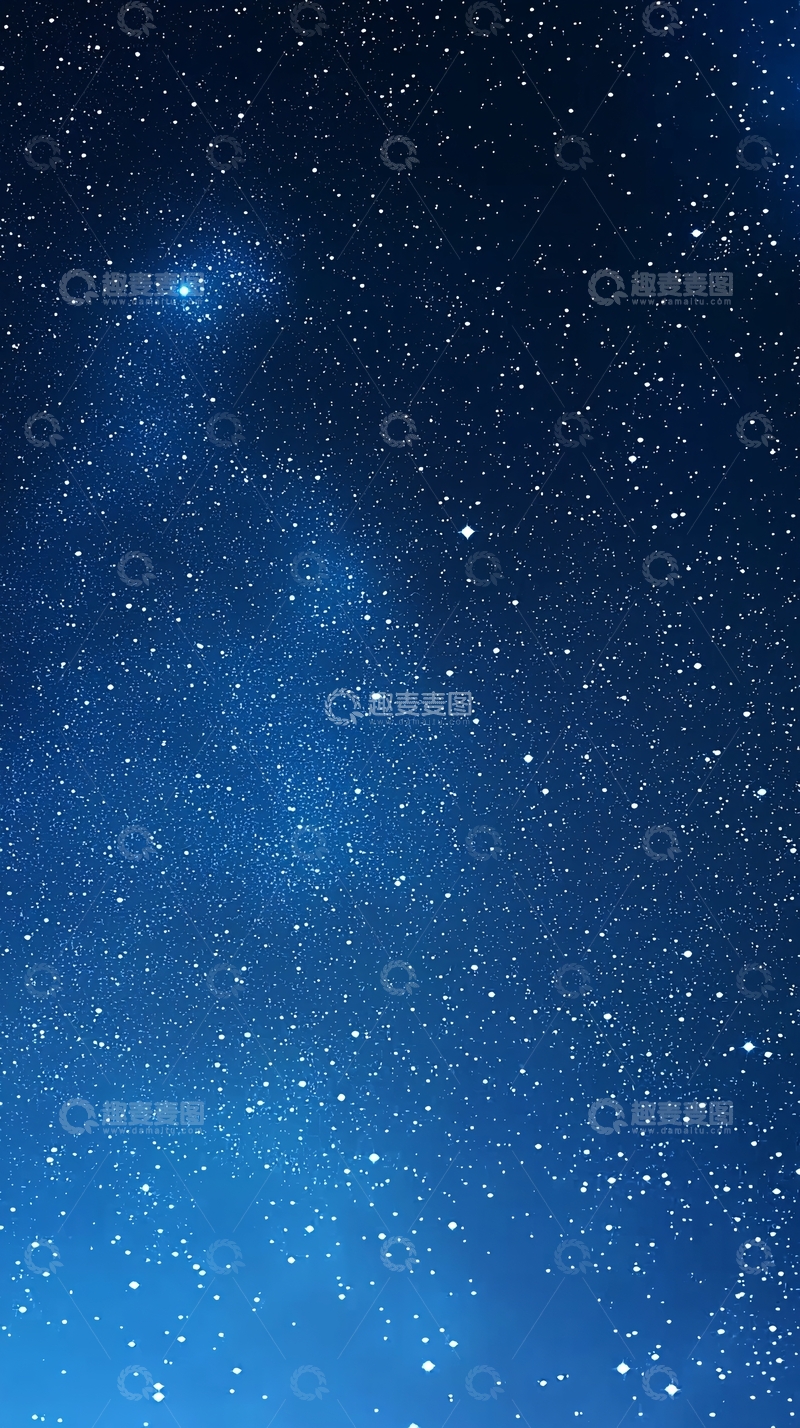 高清大图下载【趣麦麦图】深蓝色星空