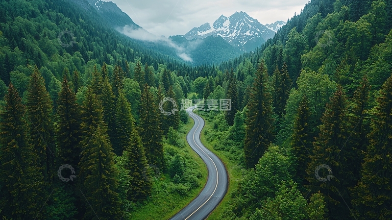 高清大图下载【趣麦麦图】山路