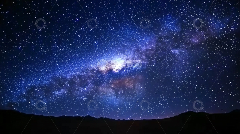 高清大图下载【趣麦麦图】星空银河