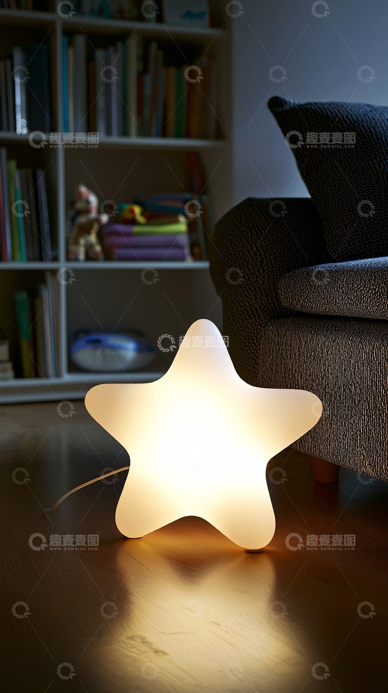高清大图下载【趣麦麦图】星星台灯