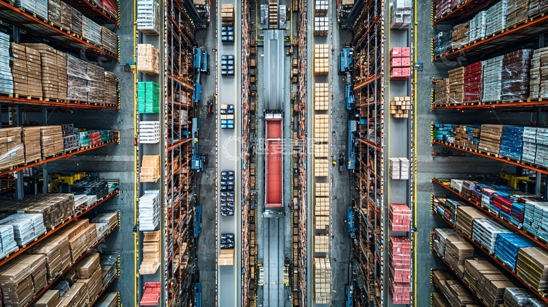 高清大图下载【趣麦麦图】仓库俯视视角