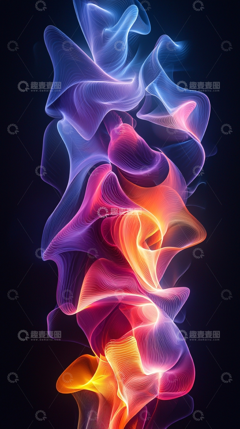 高清大图下载【趣麦麦图】彩色烟雾